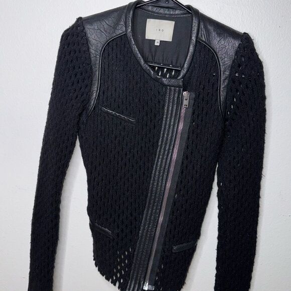 Iro lina knit wool-blend jacket Women’s size 36 - Picture 9 of 14